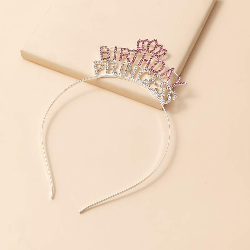 

Letter Decor Hair Hoop, Silver