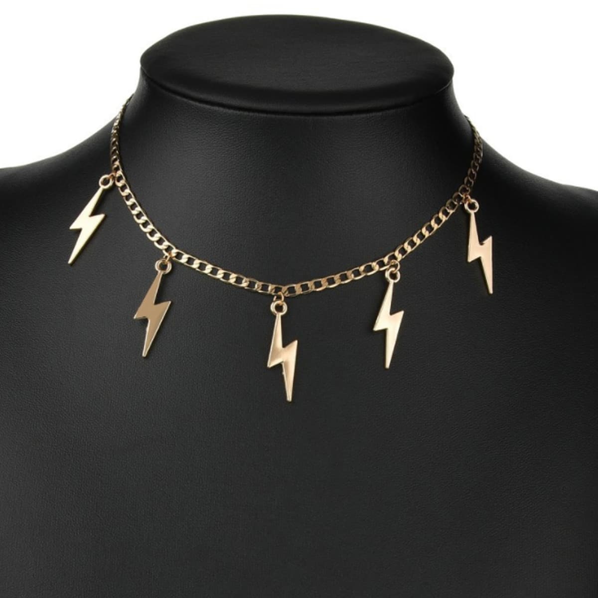 

Lightning Chain Necklace, Gold