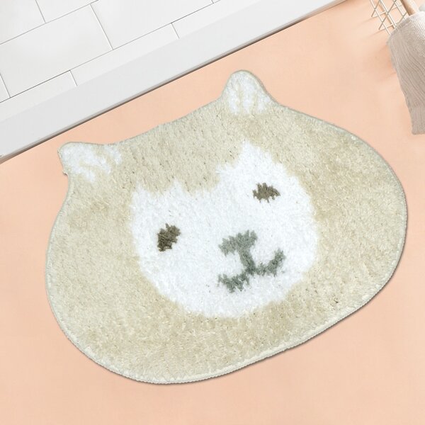 

Cartoon Design Floor Mat, Khaki