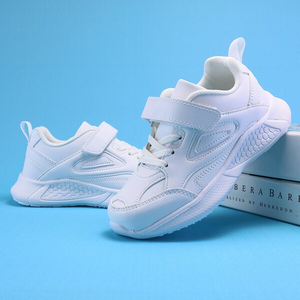 

Boys Velcro Strap Sneakers, White