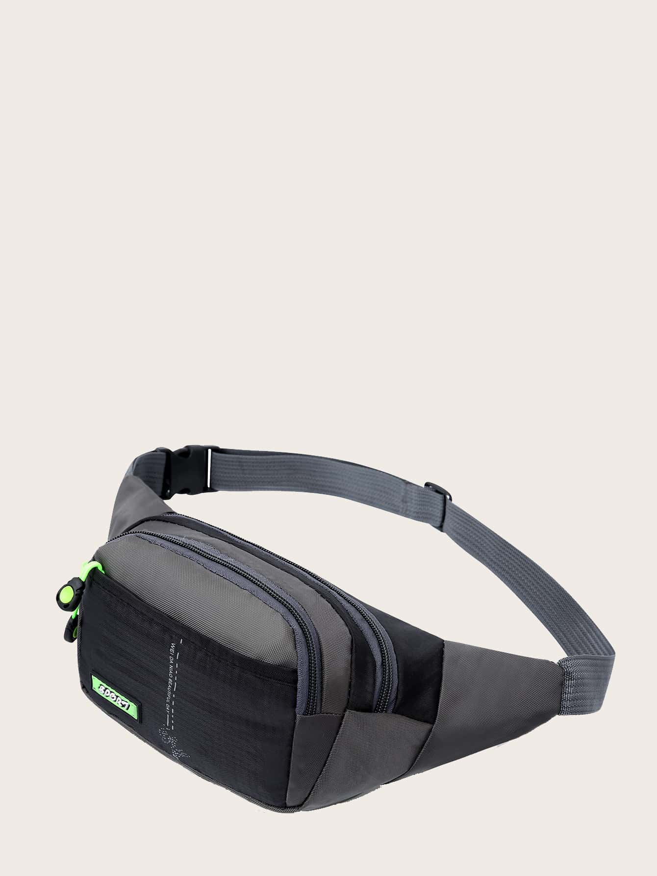 Men Two Tone Fanny Pack