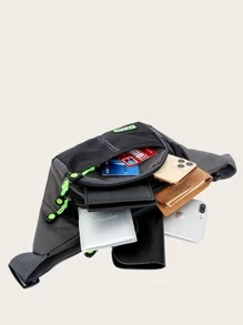 Men Two Tone Fanny Pack