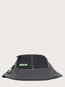 Men Two Tone Fanny Pack
