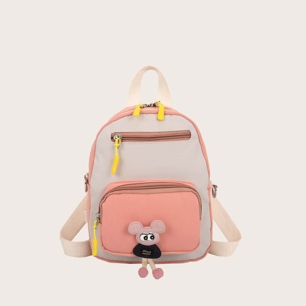

Colorblock Zip Backpack, Multicolor