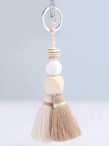 Boho Tassel Pendant Keychain For Crafts Hanging Keychain Bag Decoration Holiday Car Accessories Bag Charm School Cute Goth Y2k Christmas Gift Ideas Bag Accessories Lanyards With Id Holder Car Accessories Bag Charms