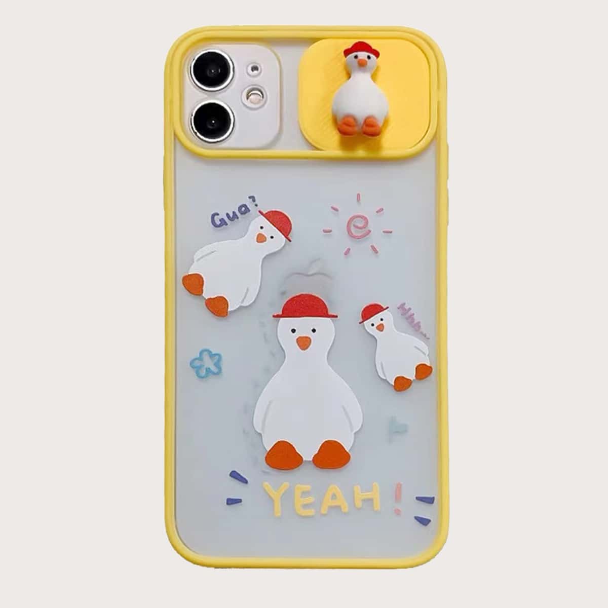 

Cartoon Duck Phone Case, Yellow