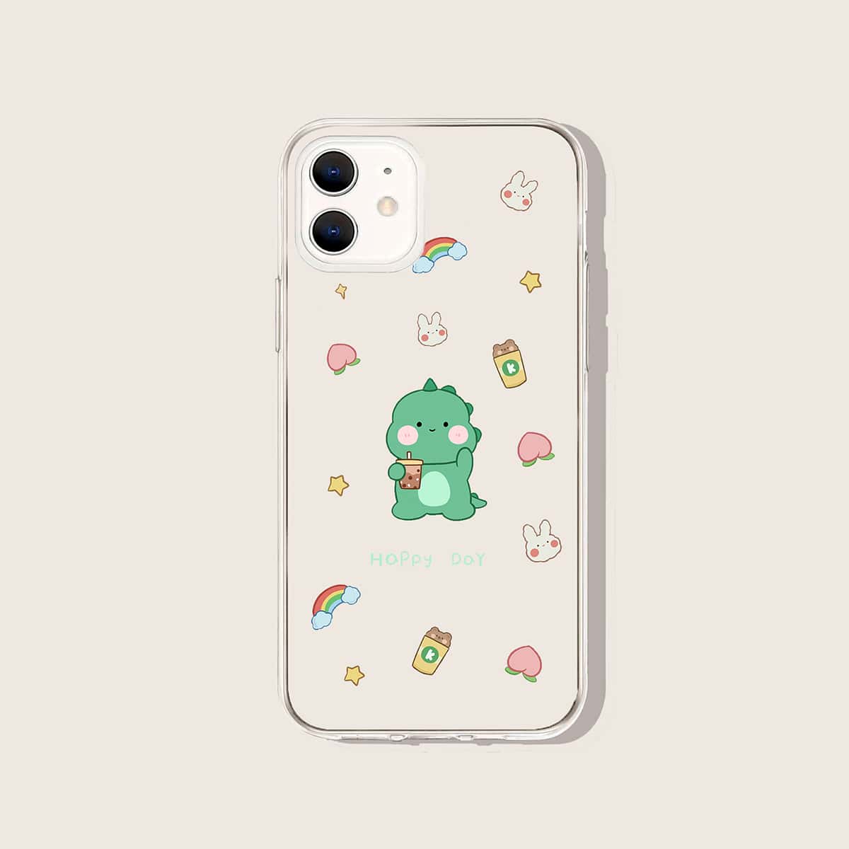 

Cartoon Dinosaur Phone Case, Multicolor