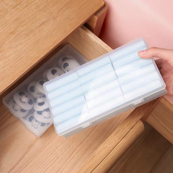 

1pc Clear Storage Box