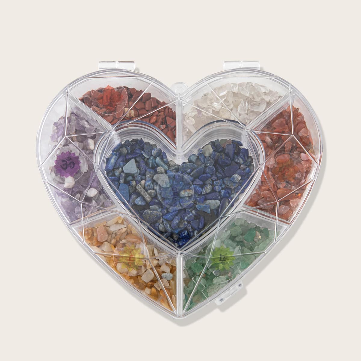 

1box Stone Desktop Ornament, Multicolor