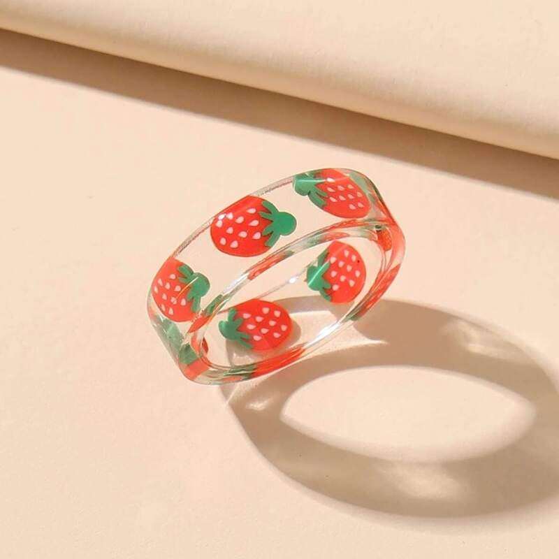 

Strawberry Clear Ring