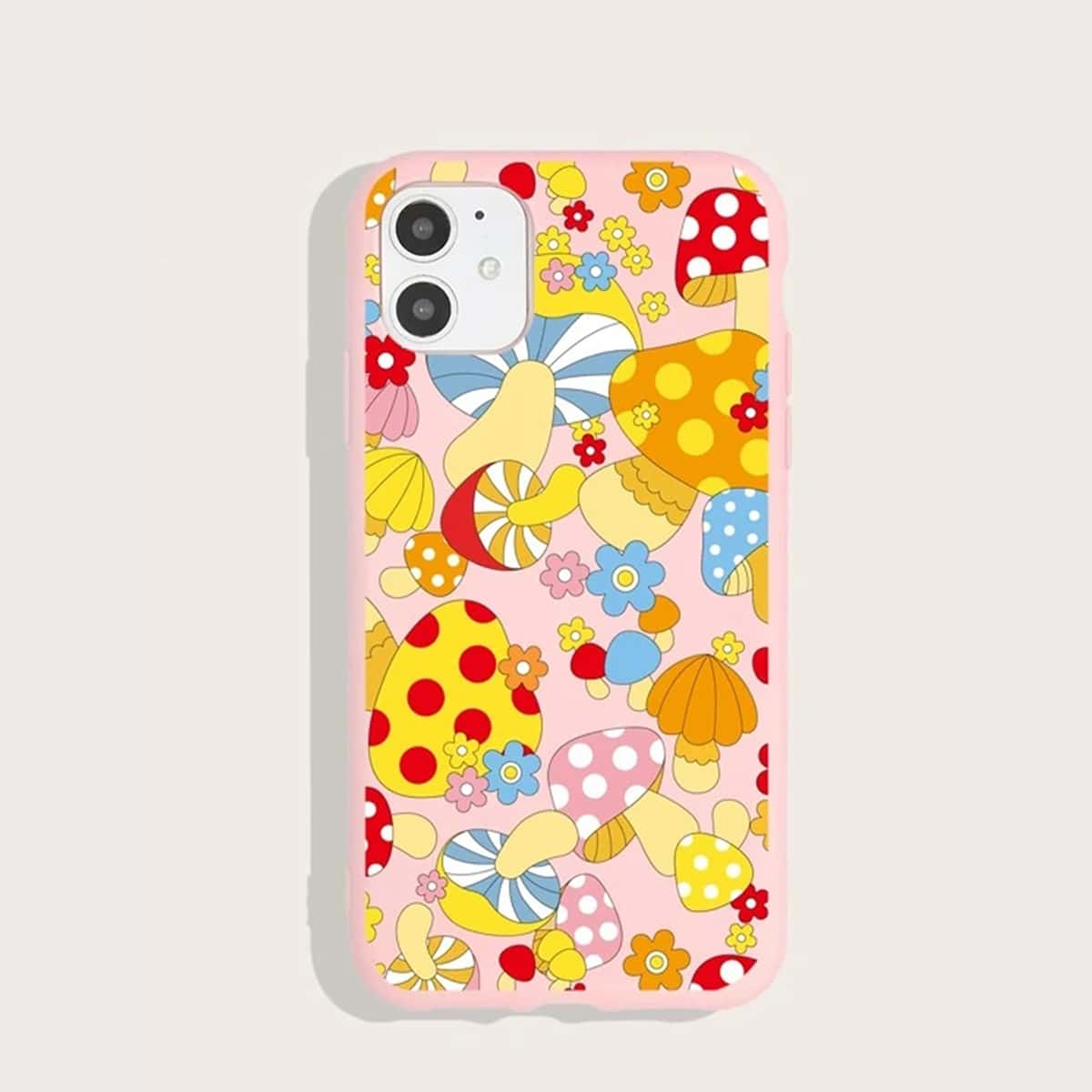 

Cartoon Mushroom Phone Case, Multicolor