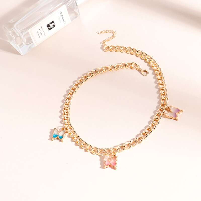 

Butterfly Chain Necklace, Gold