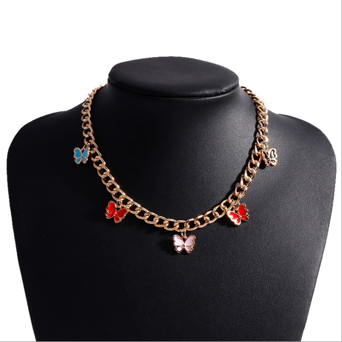 

Butterfly Chain Necklace, Gold