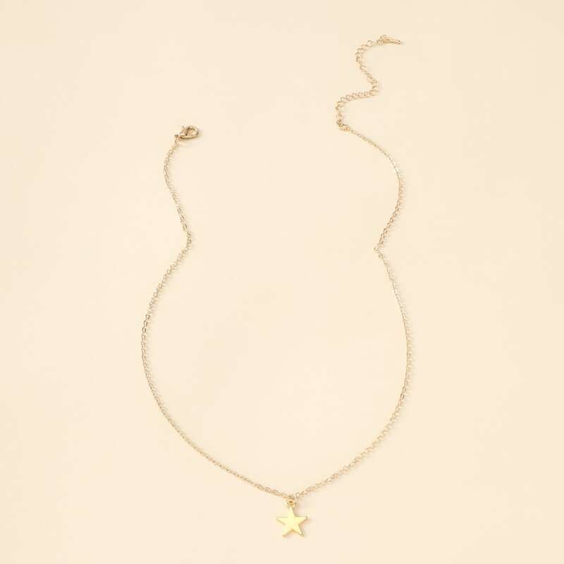 

Star Pendant Necklace, Gold