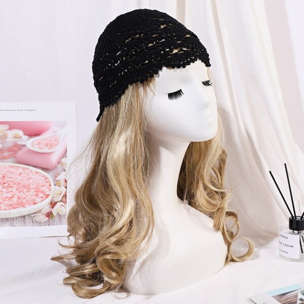 

Solid Hollow Hat, Black