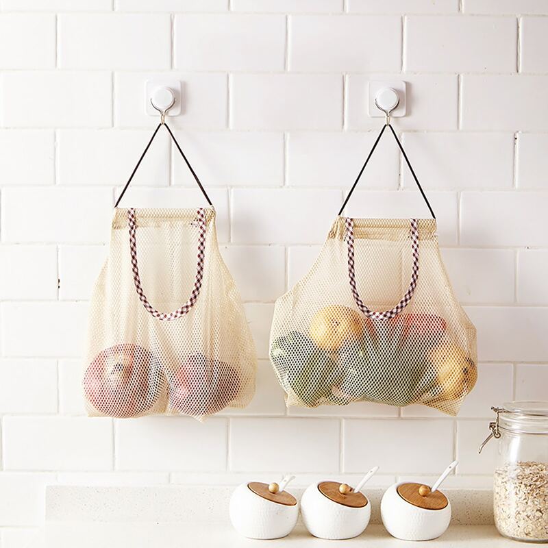 

1pc Hanging Storage Bag, Beige