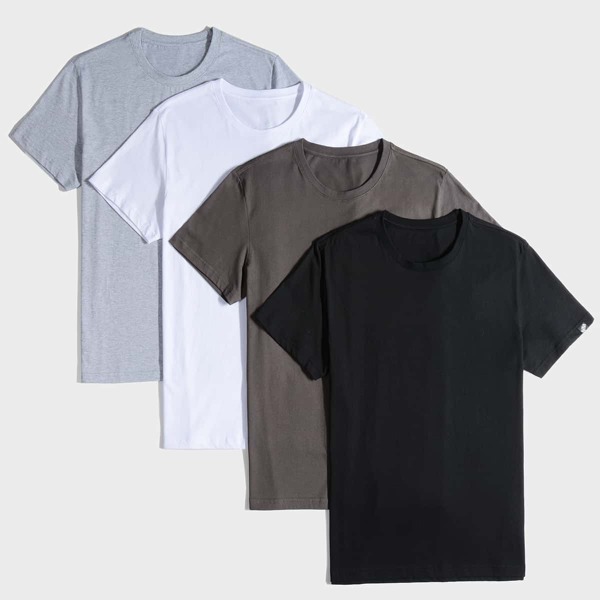 

Men 4pack Short Sleeve Tee, Multicolor