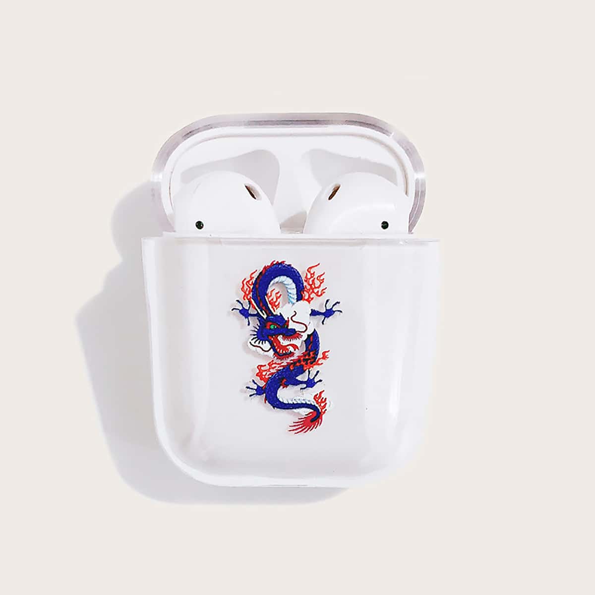 

Dragon Pattern Airpods Case, Multicolor