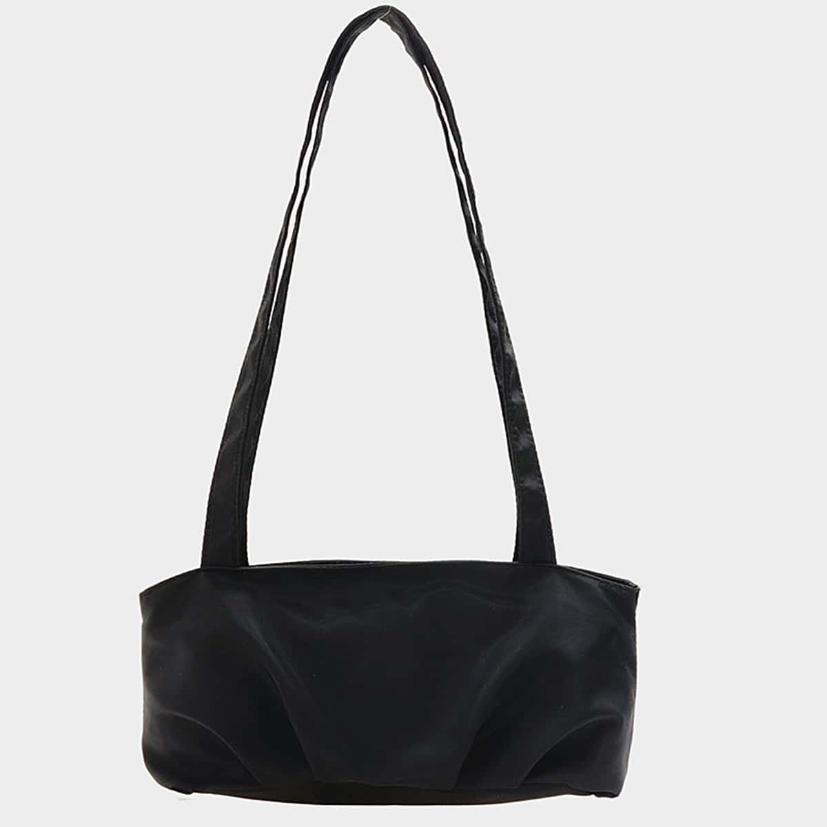 

Solid Tote Bag, Black