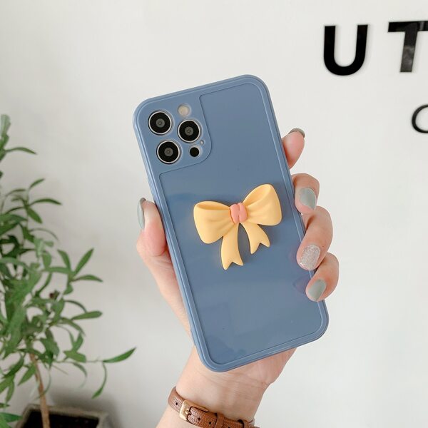 

Bow Decor Phone Case, Blue