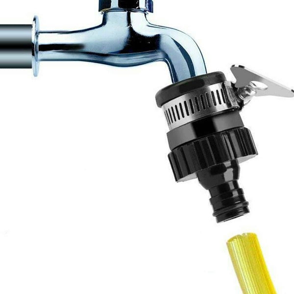 

1pc Multifunction Faucet Connector, Black