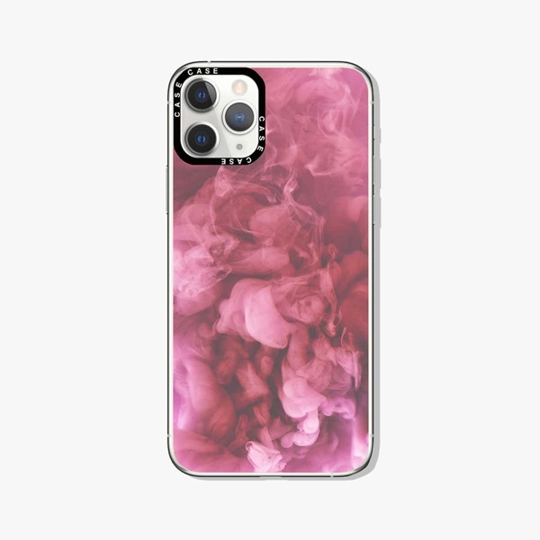 

Smoke Pattern Phone Case, Pink