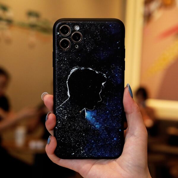 

Starry Sky Phone Case, Black