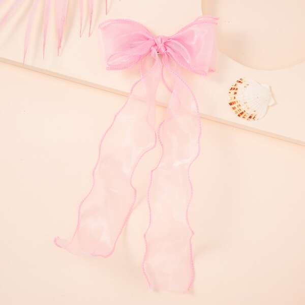 

Toddler Girls Bow Knot Hair Clip, Pink