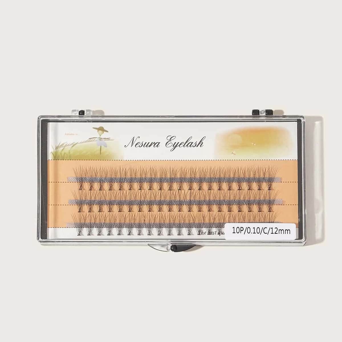 

1box Curling Planting Eyelashes, Black