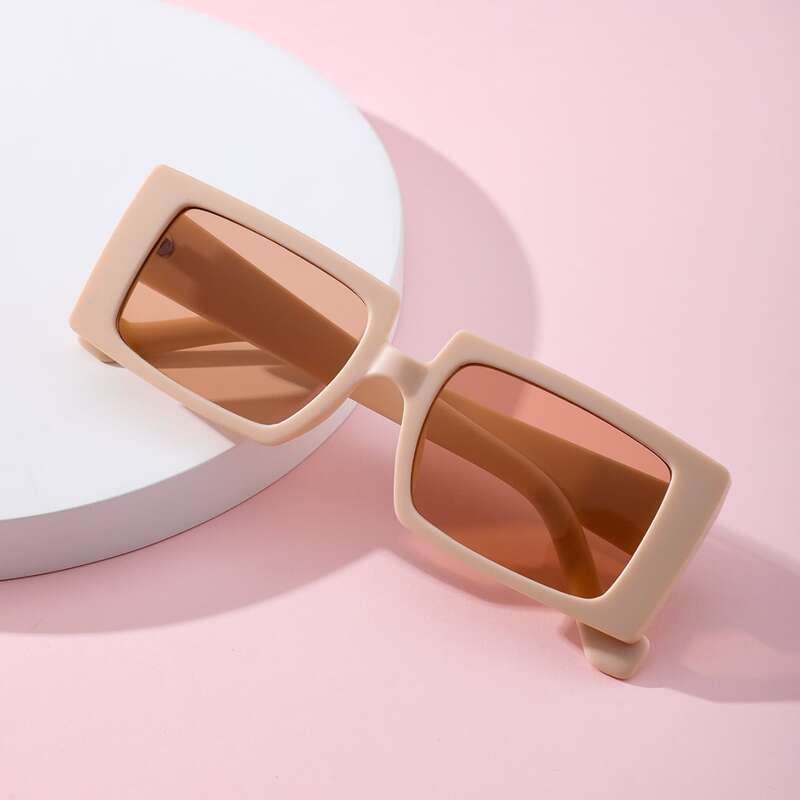 

Rectangle Frame Sunglasses, Multicolor