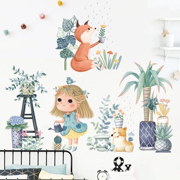 

Kids Cartoon Graphic Wall Sticker, Multicolor