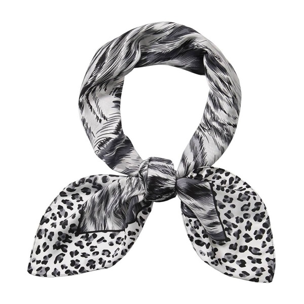 

1pc Leopard Bandana, Grey