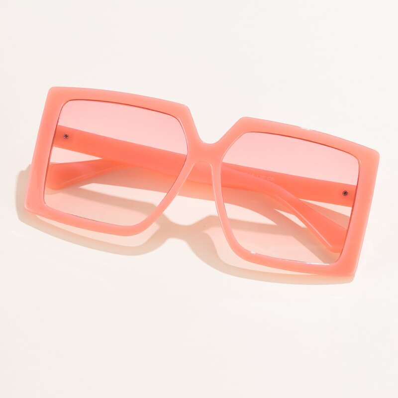 

Square Frame Sunglasses, Pink