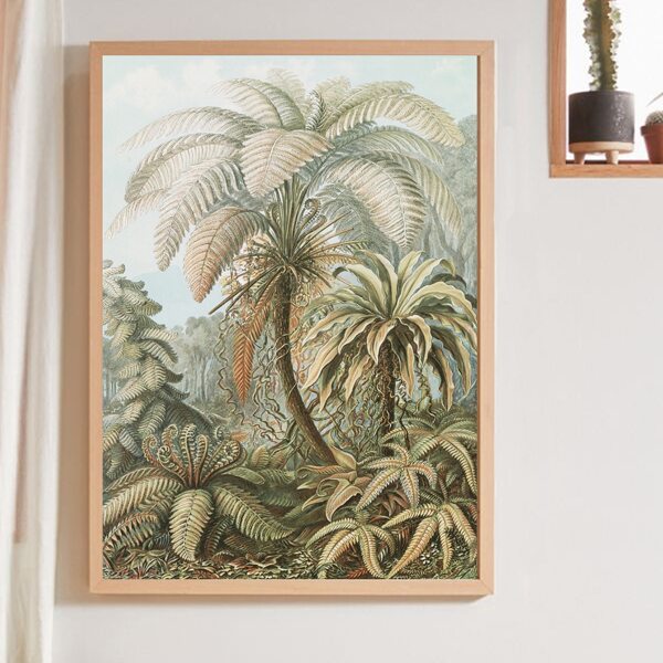 

Plants Pattern Unframed Painting, Multicolor