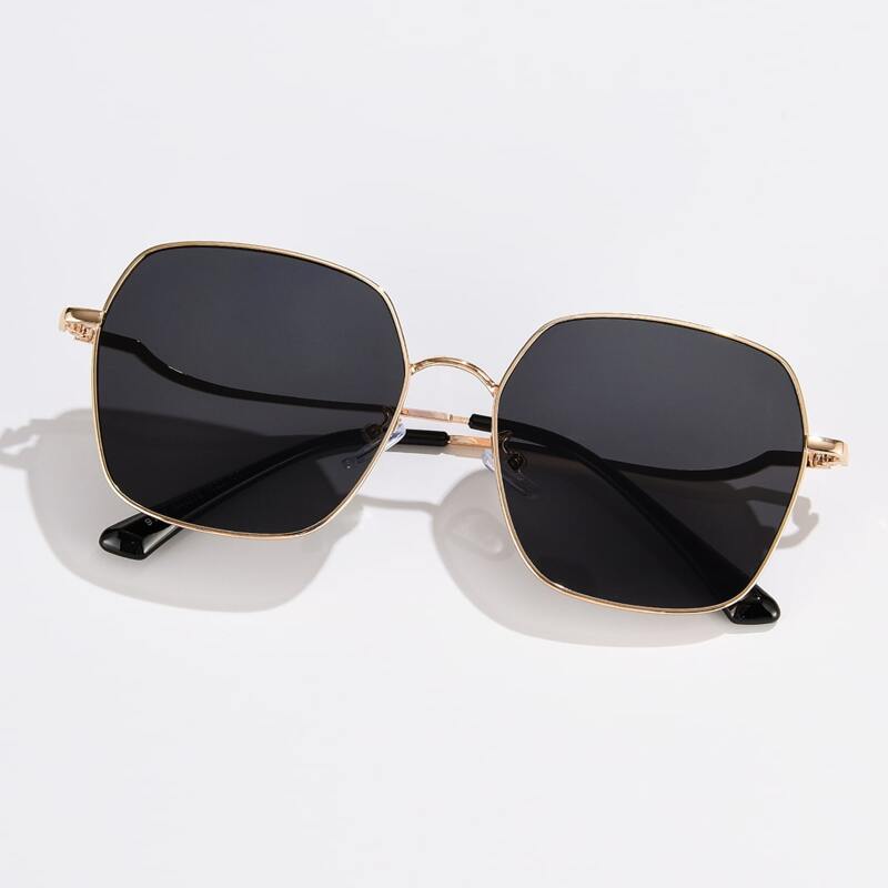 

Guys Square Frame Eyeglasses, Black