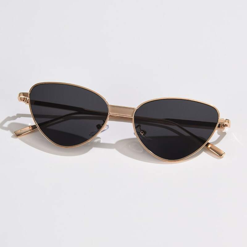 

Guys Cat Eye Sunglasses, Black