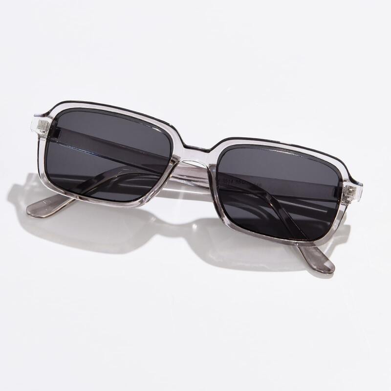 

Guys Square Frame Sunglasses, Black