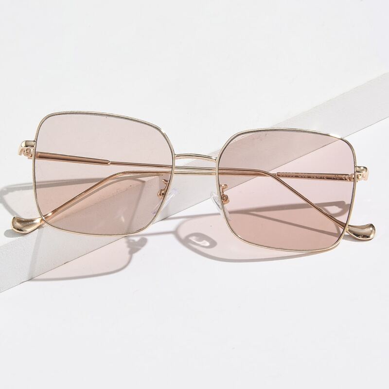 

Guys Square Frame Sunglasses, Champagne
