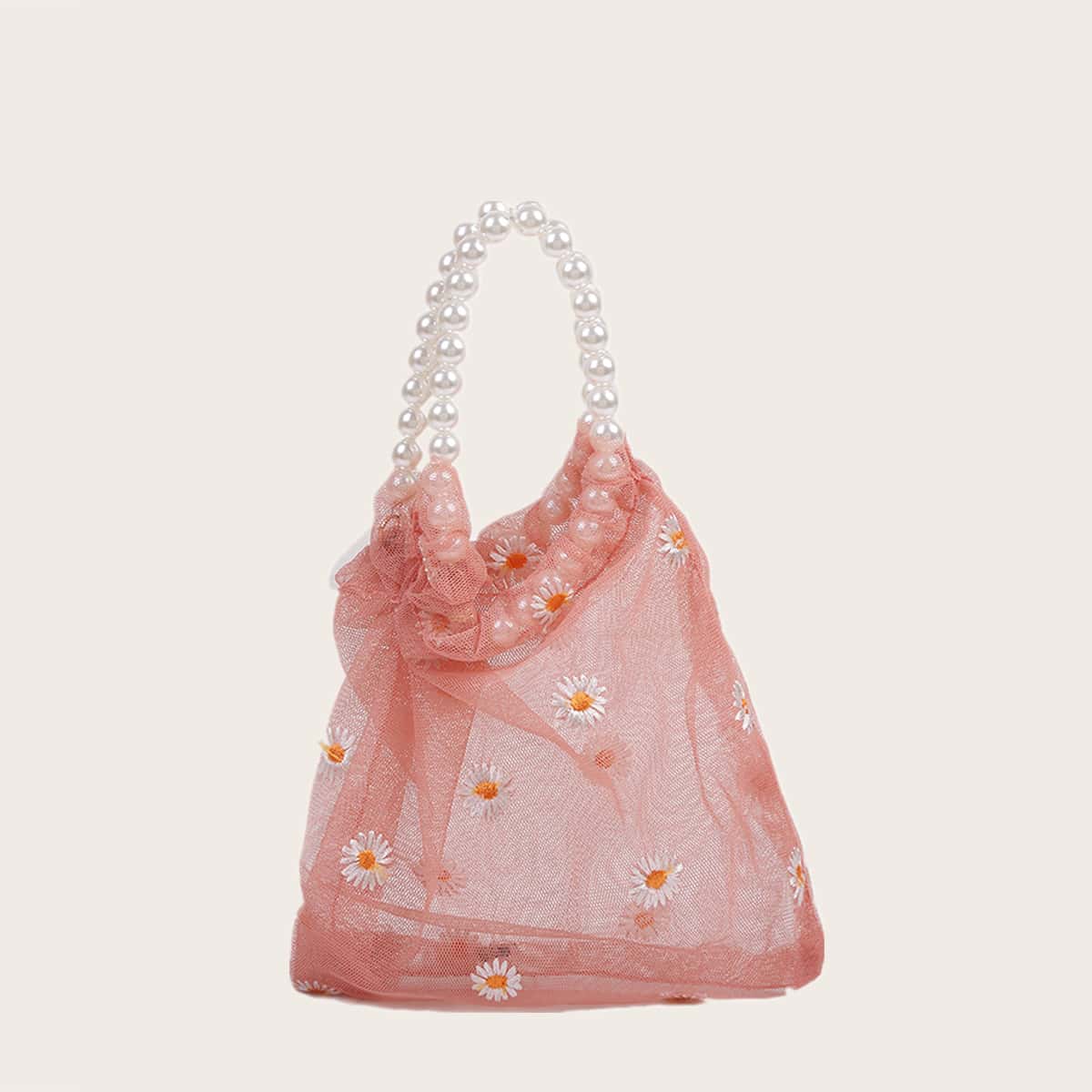

Daisy Mesh Bag, Pink
