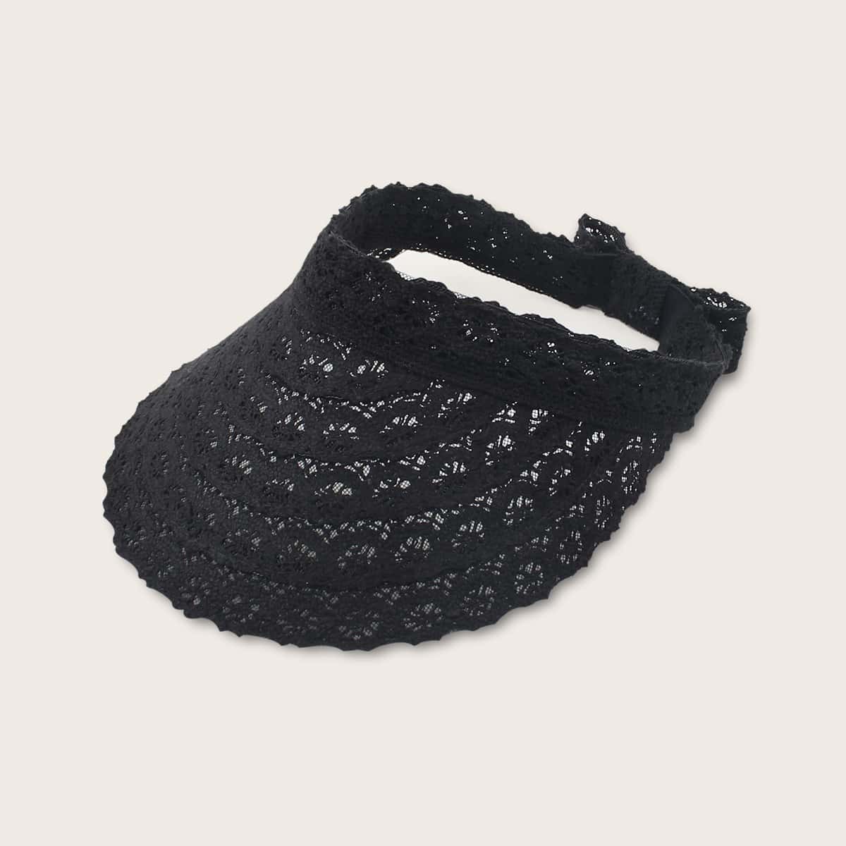 

Plain Visor Hat, Black