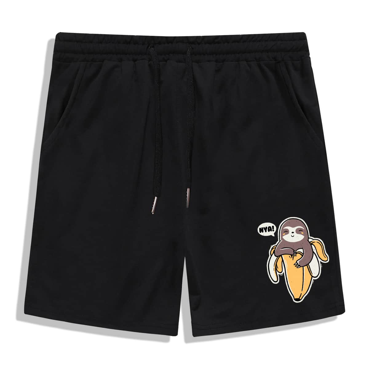 

Guys Cartoon Graphic Shorts, Black