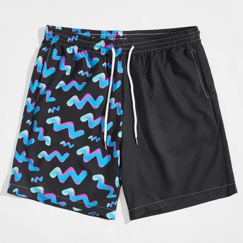 

Guys All Over Print Shorts, Black