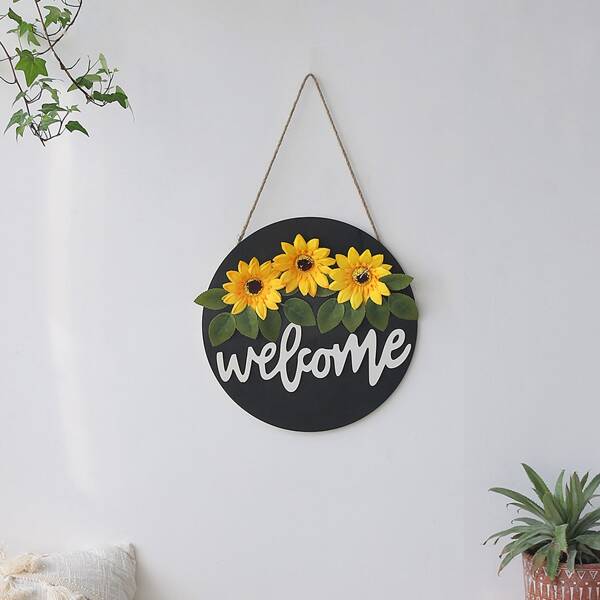 

1pc Sunflower Decor Wall Hanging, Multicolor