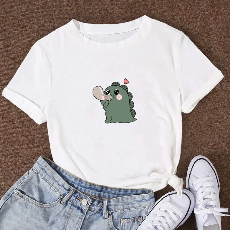 

Cartoon Graphic Tee, White