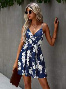 SHEIN Holidaya Boho Bloemen Jurk Riem