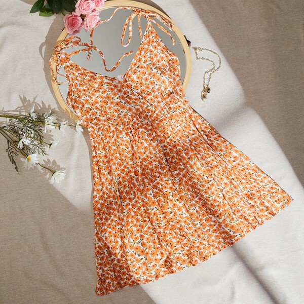 

Ditsy Floral Cami Dress, Yellow