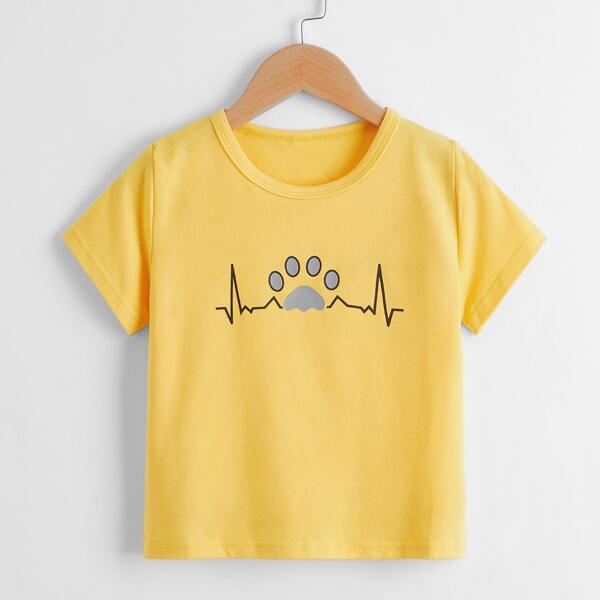 

Toddler Boys Cartoon Graphic Tee, Yellow