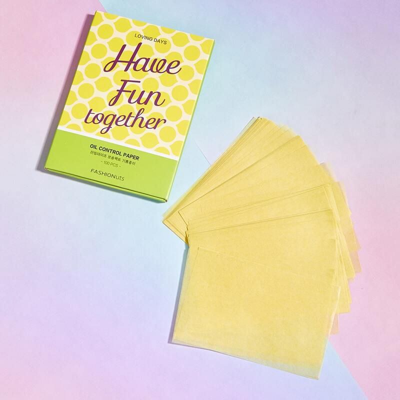 

2packs Oil Control Paper, Yellow