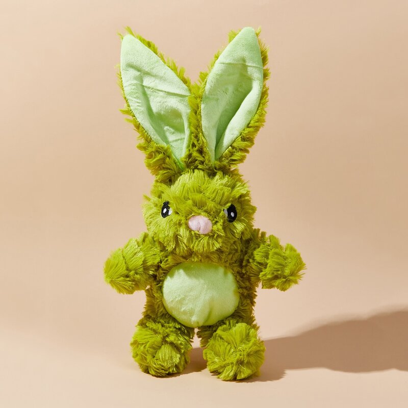 

Plush Rabbit Design Pet Sound Toy, Green