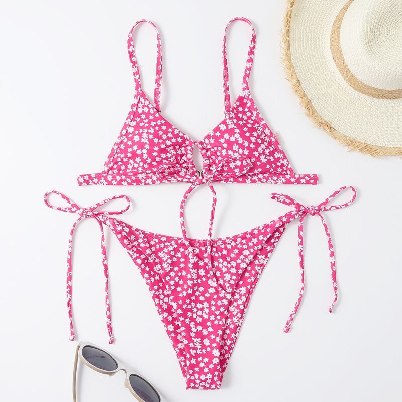 

Ditsy Floral Bikini Swimsuit, Multicolor